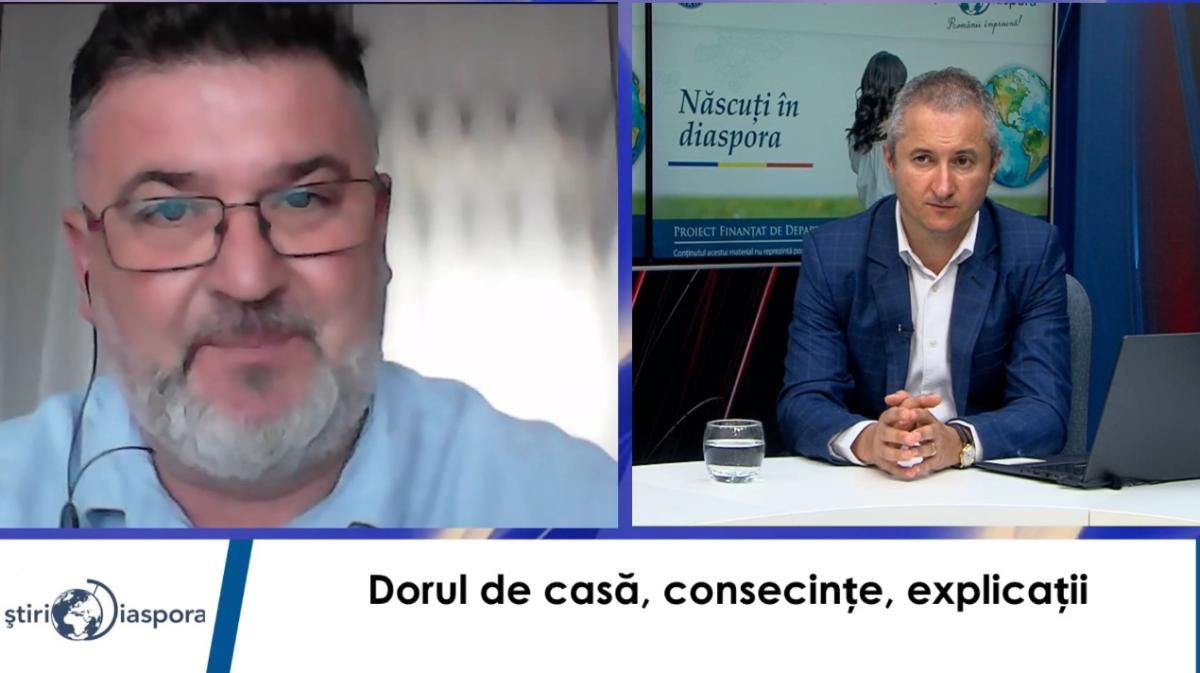 Psihoterapeutul Cosmin Bara, invitat la Născuți în diaspora