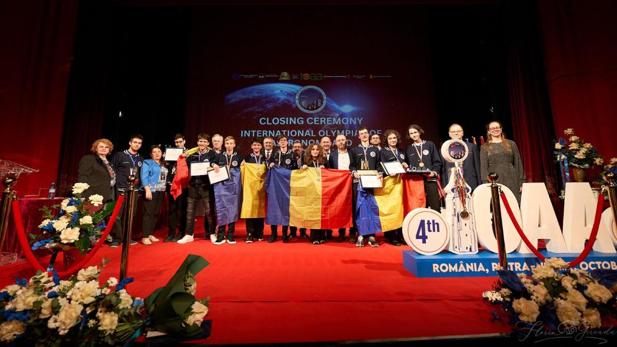 Rezultat excepțional pentru elevii români la Olimpiada Internațională de Astronomie: aur, argint și bronz pentru țara noastră / foto: facebook@ministerul educației