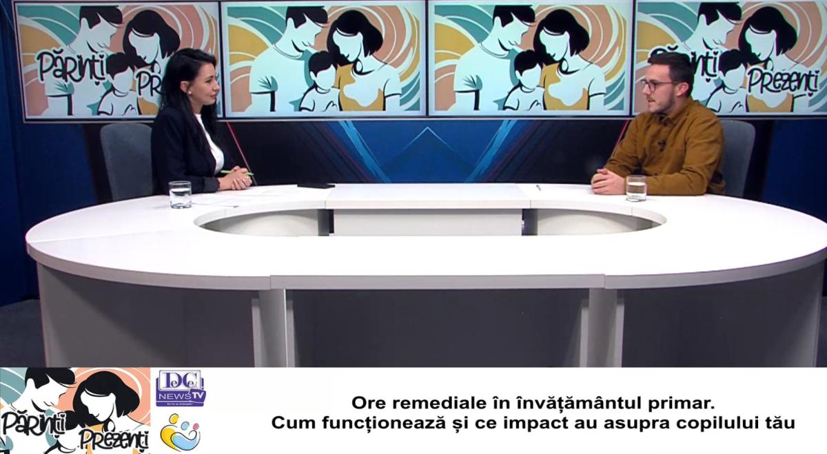 Orele remediale din învățământul primar. Prof. Petruț Rizea, la Părinți Prezenți / FOTO: Părinți și Pitici